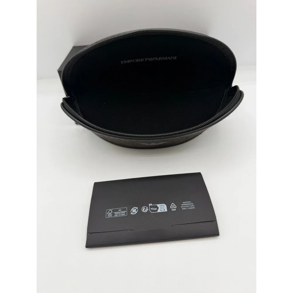 Emporio Armani Sunglasses Eyeglasses Case Box Empty Authentic Black EUC